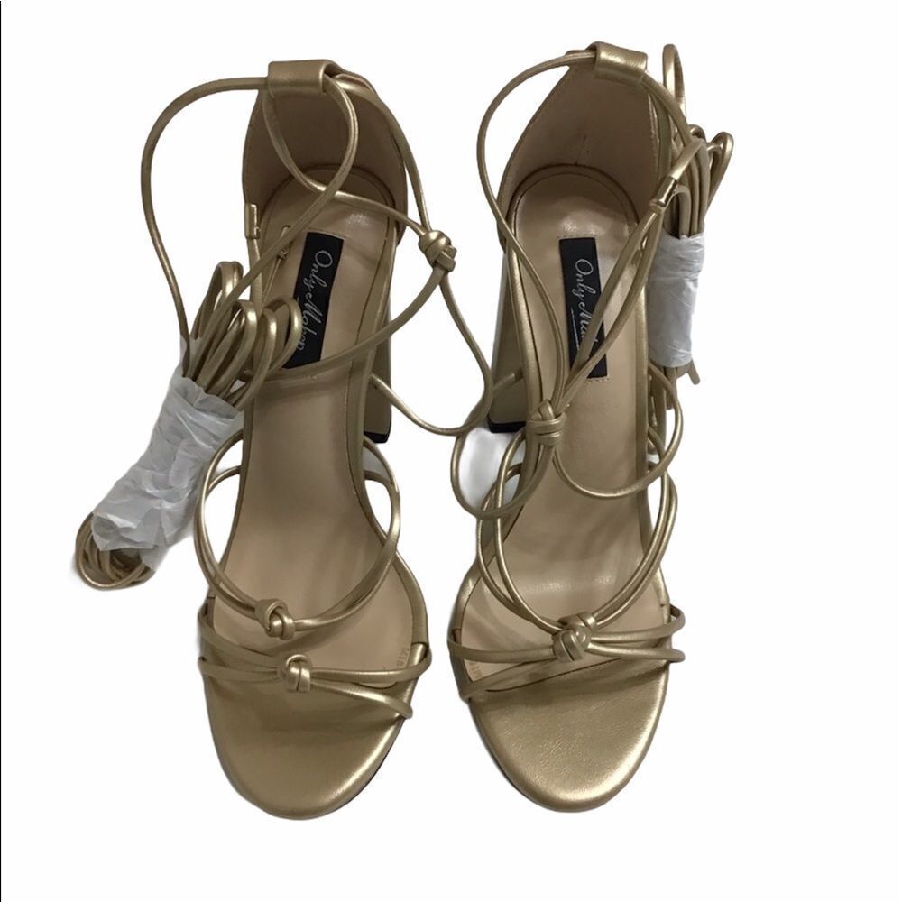 Only Maker Strappy Wrap Self Tie Sandal NWOT Sz 37